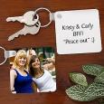 Personalized Photo Key Chains - Best Friends