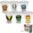 Marvel Comics Shot Glasses - Set of 6