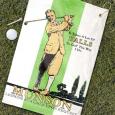 Personalized Vintage Golfer Golf Towel
