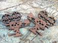 Movie Cameras Wooden Earrings