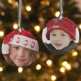 Personalized Photo Christmas Ornament - Precious Memories Porcelain