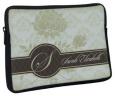 Personalized Soft Dahlias Laptop Bag