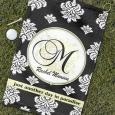 Personalized Damask Golf Towel