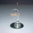 Trumpet Glass Figurine