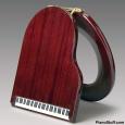 Piano Toilet Seat - Mahogany