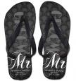 Personalized Newlywed Flip Flops