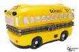 School Bus Porcelain Box