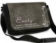 Personalized Border Flowers Messenger Bag