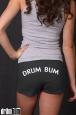 Black Drum Bum Womens Shorts