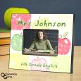 Patchwork Apples Frame - Personalized