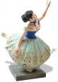 Danseuse Verte Green Ballerina Dancer Statue