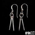 Sterling Silver Drumstick Earrings