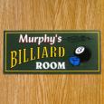 Billiards Room Custom Sign