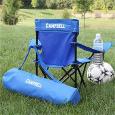 Personalized Blue Folding Chairs for Kids