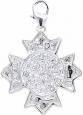 Diamond Fireman's Shield Charm