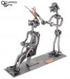Barber Steel Figurine