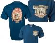Tee: Never Drink Alone // Labby Lager (blue)
