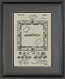 Monopoly Framed Patent Art - 11x14