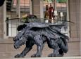 Warwickshire Dragon Glass-Topped Coffee Table