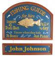 Fisherman Hanging Sign - Personalized