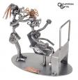 Hairdresser Steel Figurine