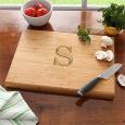 Personalized Bamboo Cutting Board - Chef's Monogram
