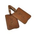 Mr. & Mrs. Leather Luggage Tags