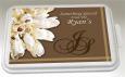 Personalized Brown Tulips Cake Pan