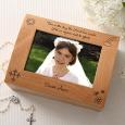 Personalized First Communion Wooden Photo Box - The Day the Lord has Made