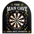 Personalized Man Cave Dart Board Gift Set