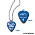 God Is My Hero Guitar Pick Necklace