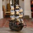 Iron statuette - Rustic Galleon