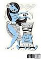 Hula Girl Drum Head Sticker
