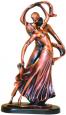 Traditional Dancing Statue - Copper Finish