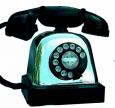Chrome English Cradle Phone