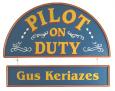 Pilot On Duty Sign - Personalized